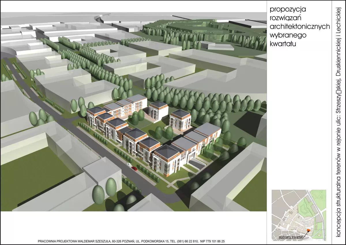 Koncepcja urbanistyczno-architektoniczna kwartału zabudowy 5